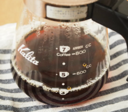 コーヒーの抽出 サーバー